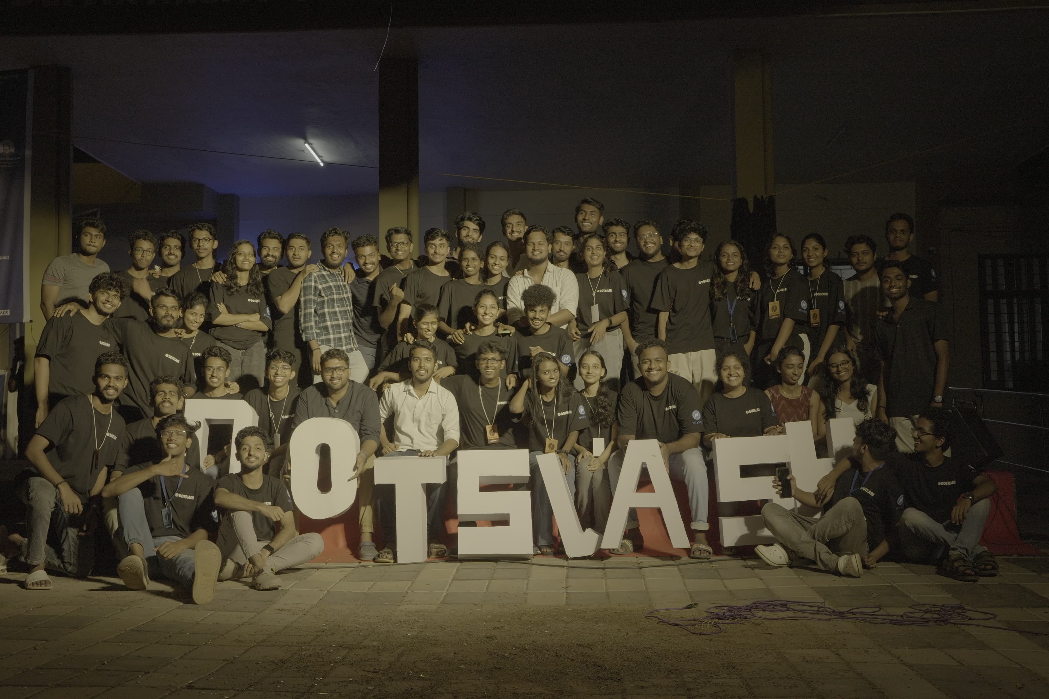 Ancient stone masks along a wall